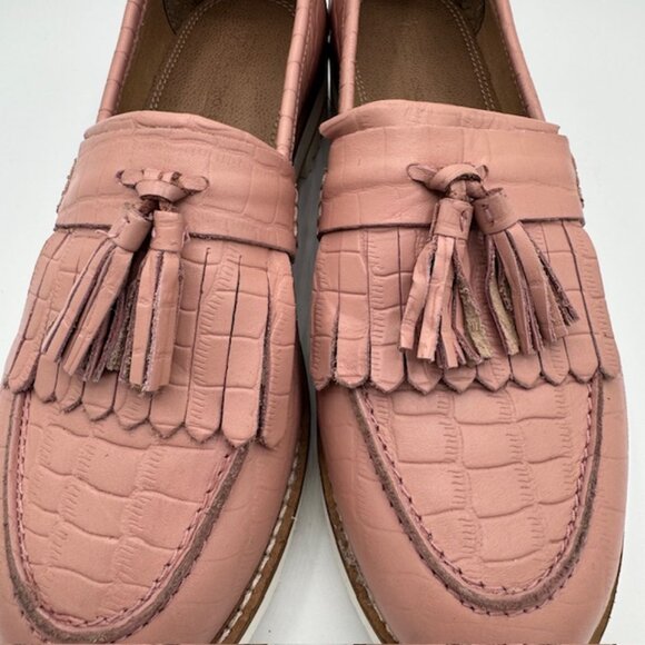 ASOS Designs Women's Pink Chunky Tassel Loafers Size 7 - Picture 5 of 7